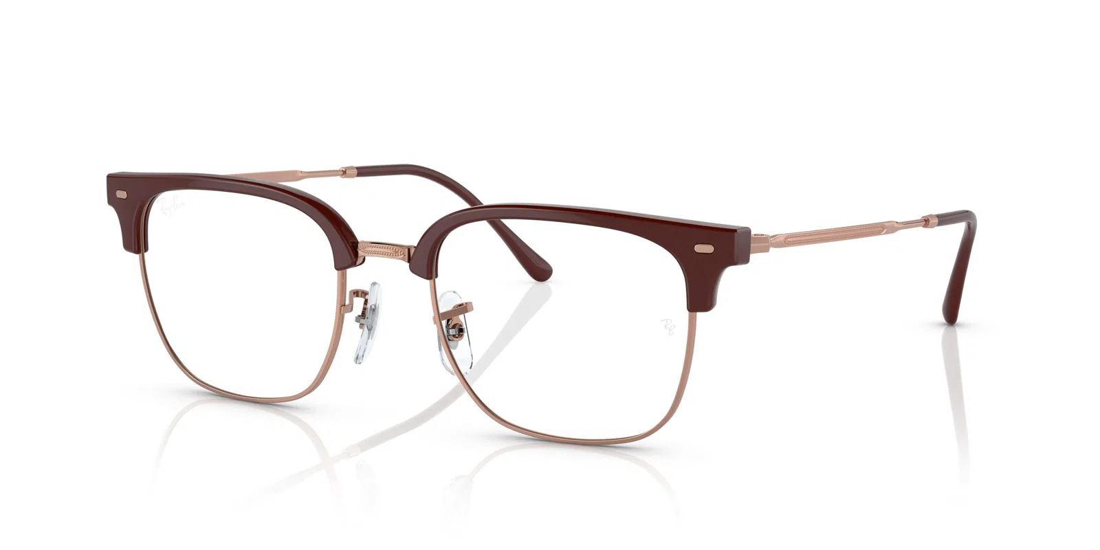 Ray-Ban New Clubmaster 7216 Eyeglasses - Blue On Gunmetal - view 62